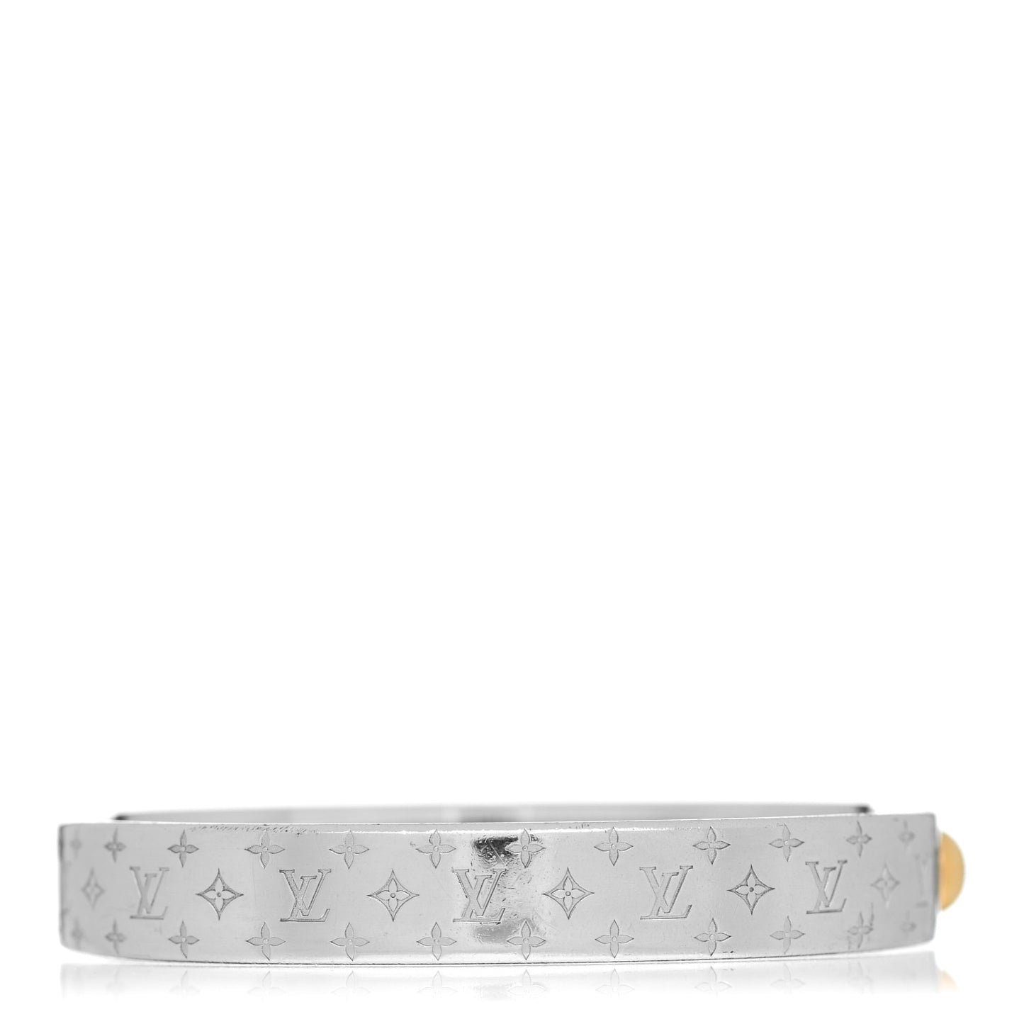 Palladium Monogram Nanogram Cuff S Silver