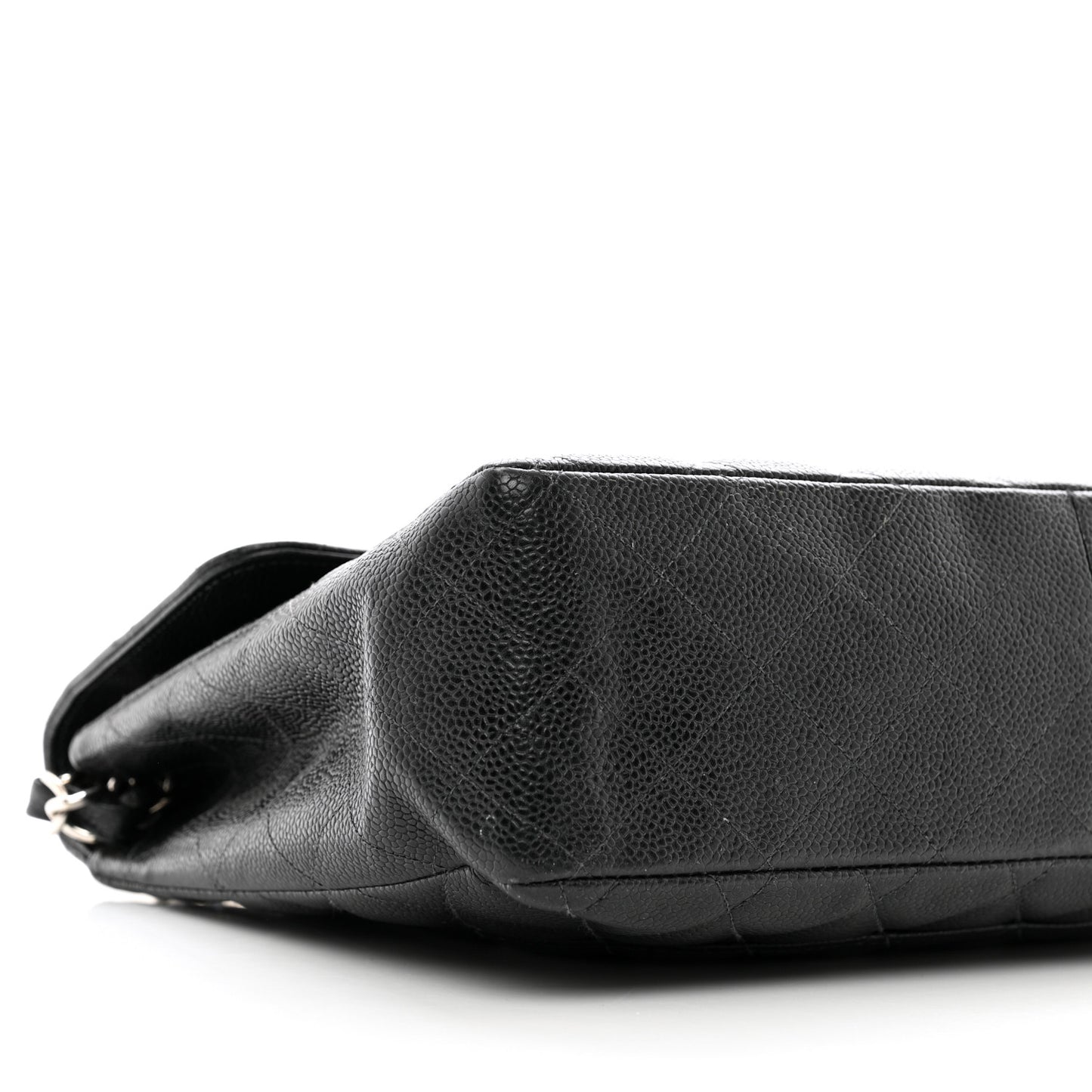 Caviar Jumbo Single Flap Black