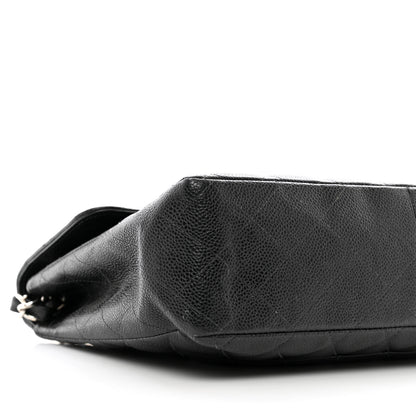 Chanel Caviar Jumbo Single Flap Black 9 of 15