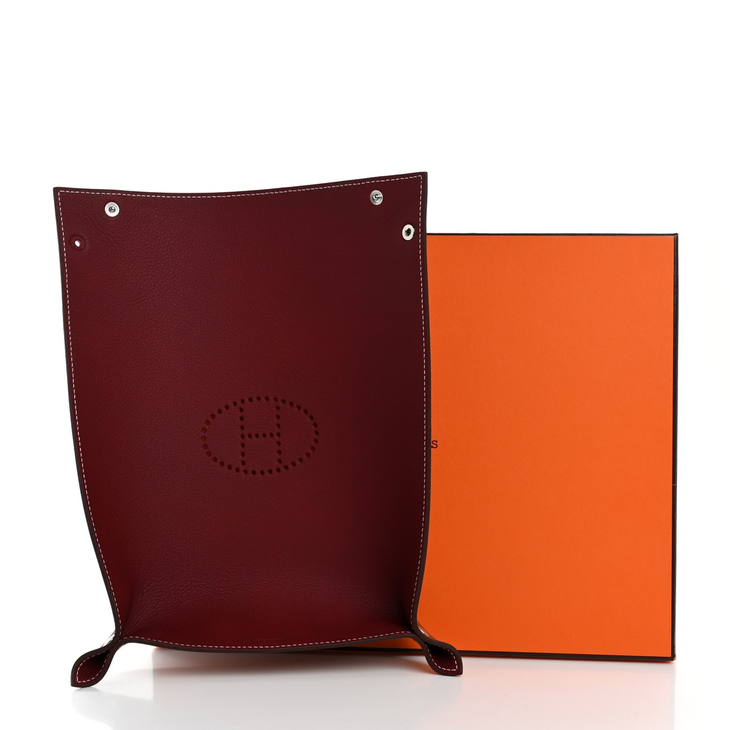 Taurillon Clemence Mises et Relances Change Tray Rouge H Fauve