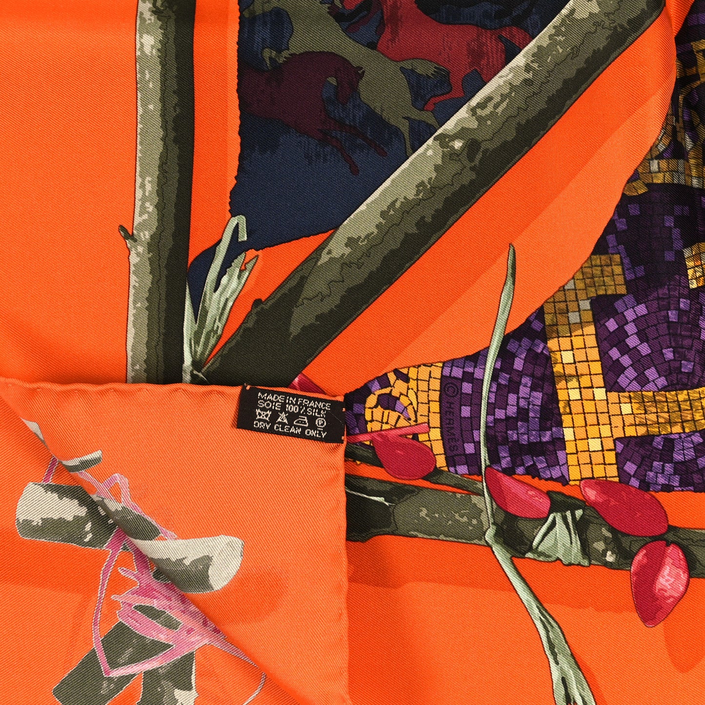Silk Le Robinson Chic Scarf 90