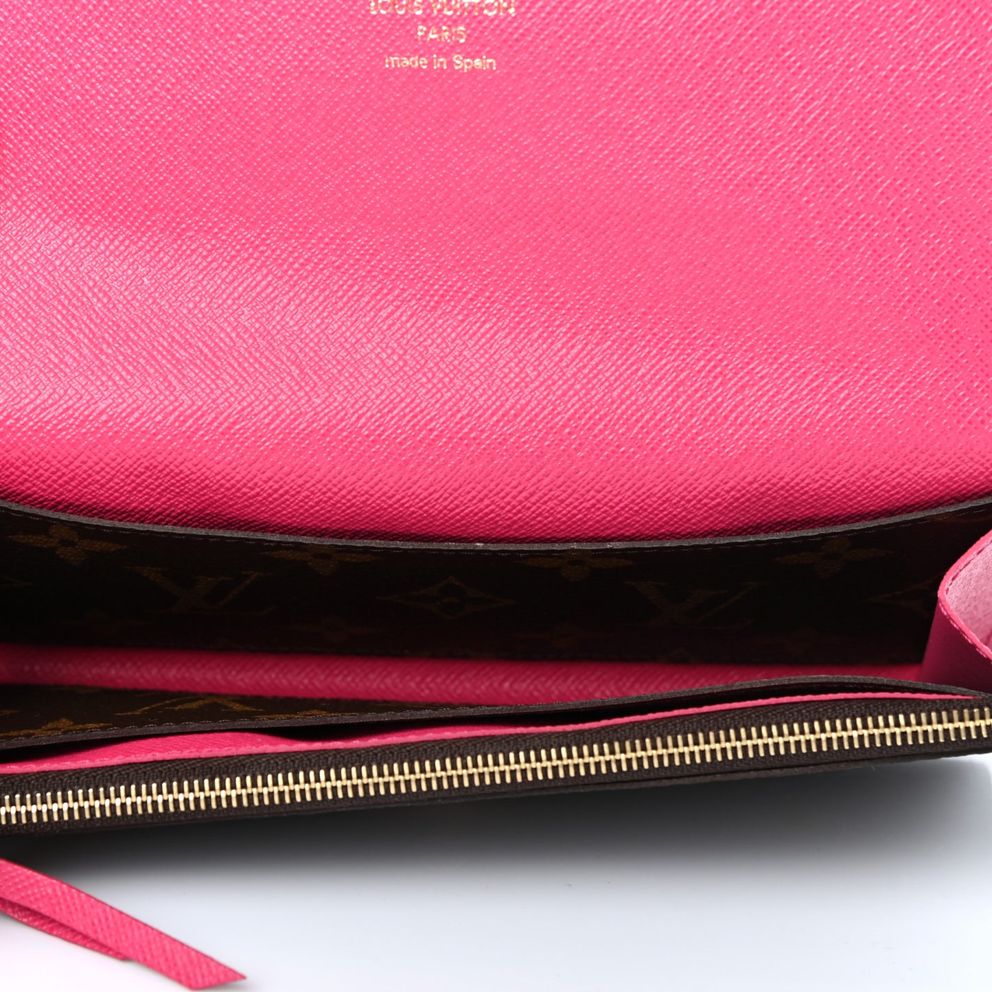 Monogram Emilie Wallet Hot Pink