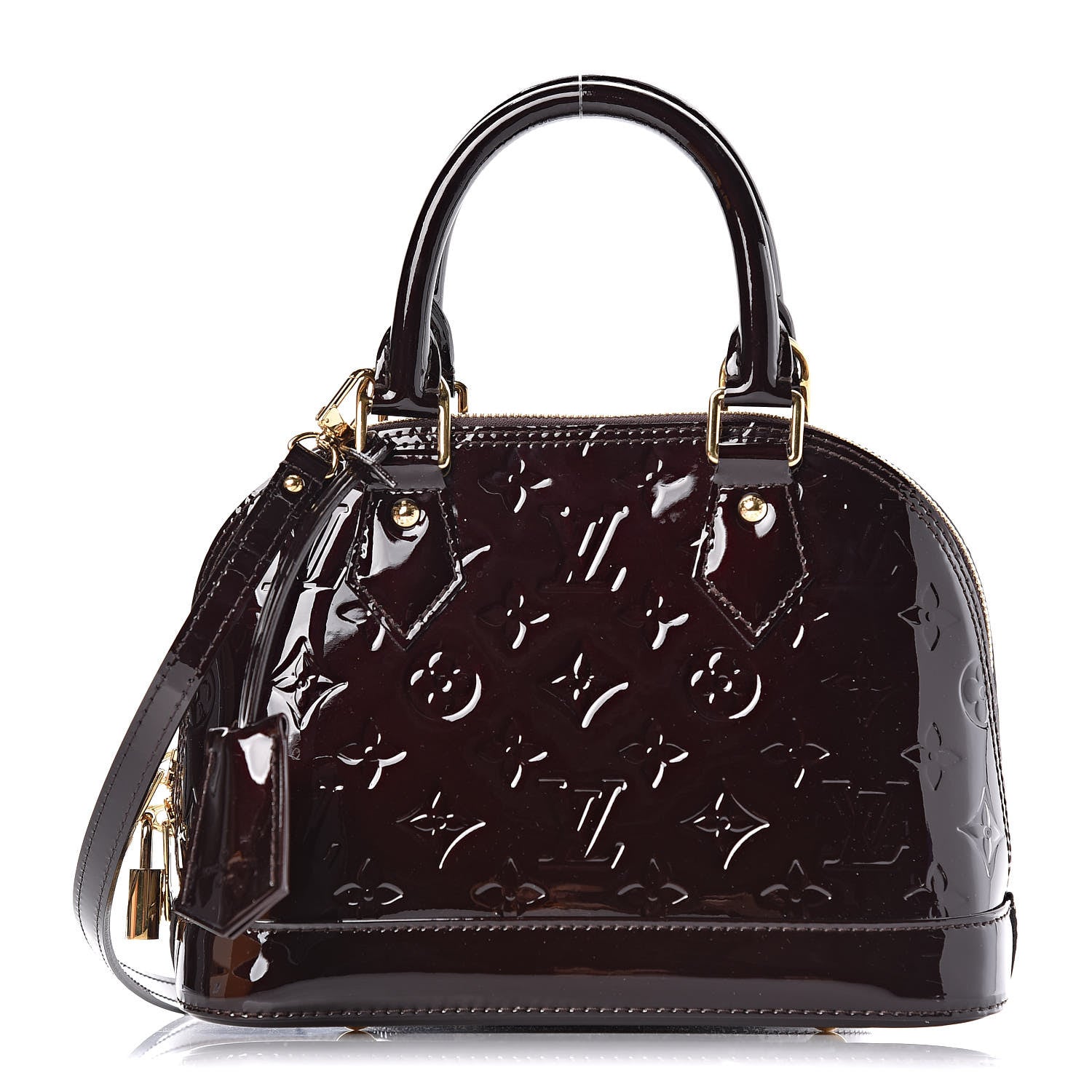 Louis Vuitton Vernis Alma BB Amarante 1 of 10