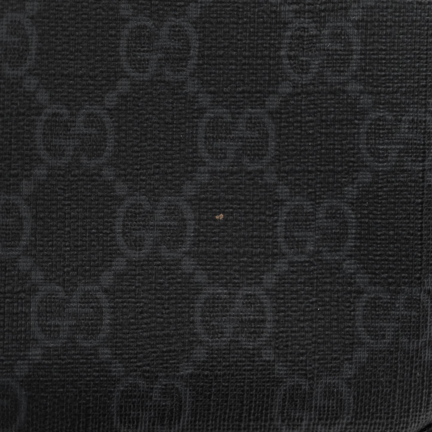 GG Supreme Monogram Appia Calfskin Web Small Camera Messenger Bag Black Grey