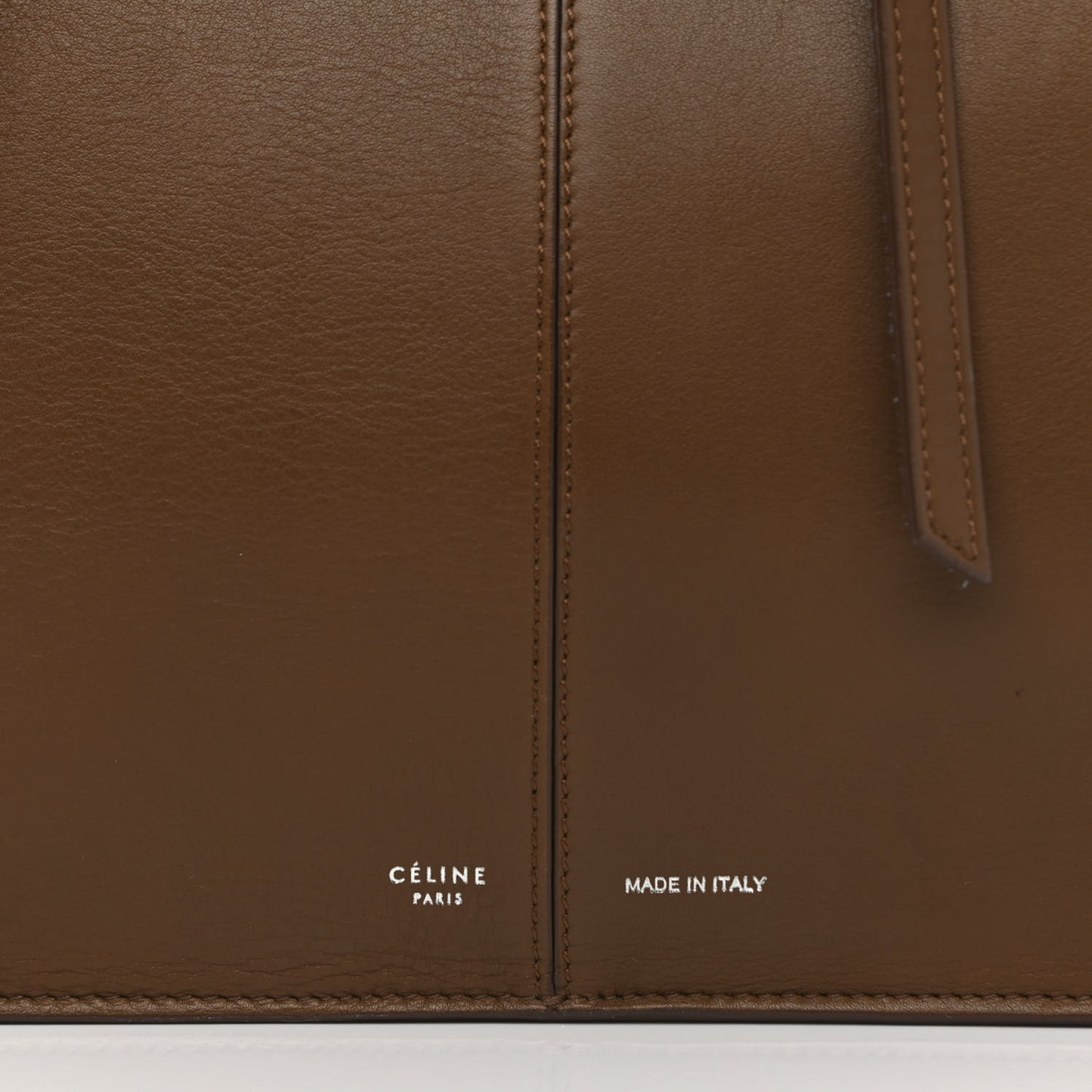 Calfskin Medium Tri-Fold Bag Taupe