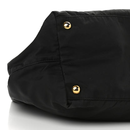 Prada Nylon Tessuto Fiocco Bow Tote Black 7 of 9