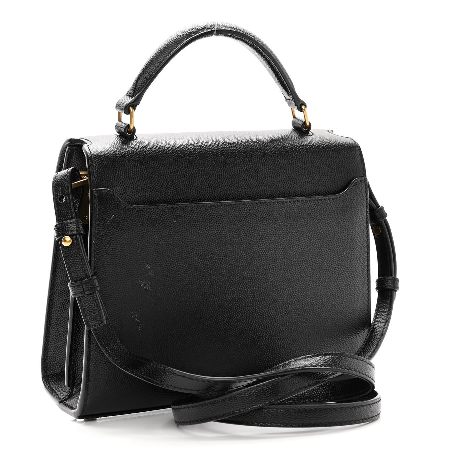 Grain de Poudre Mini Classic Monogram Cassandra Top Handle Black