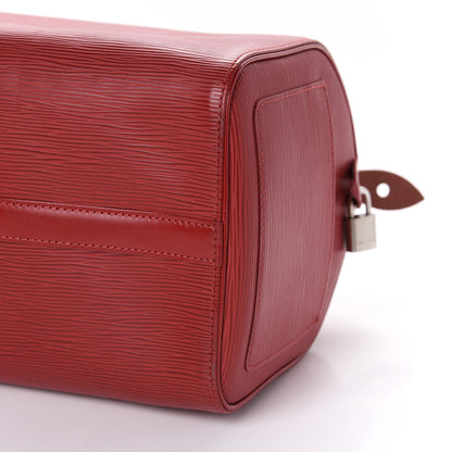 Louis Vuitton Epi Speedy 35 Rouge 8 of 10
