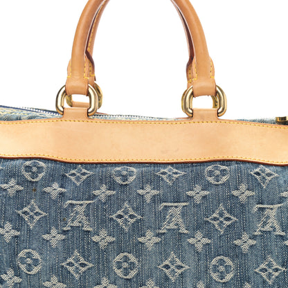 Louis Vuitton Monogram Denim Neo Speedy Blue 10 of 11