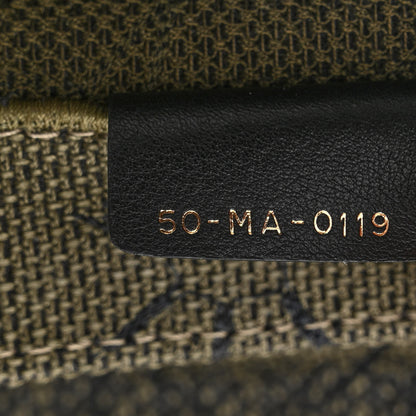 Christian Dior Canvas Embroidered Graffiti Book Tote Vert 7 of 10