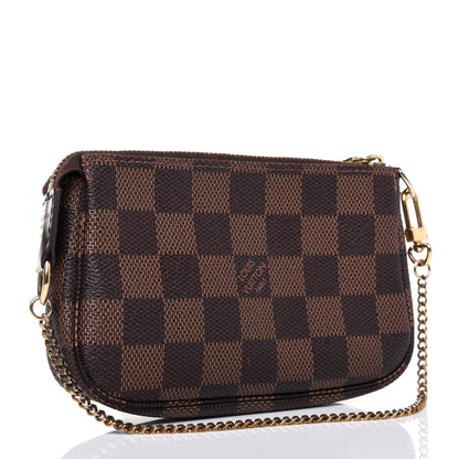 Louis Vuitton Damier Ebene Mini Pochette Accessories 3 of 13