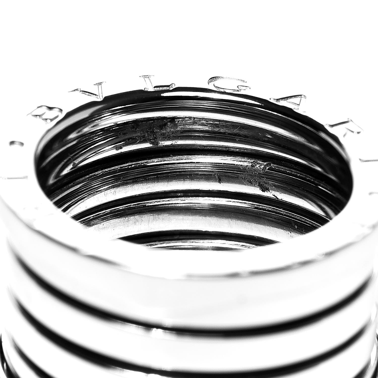 Bulgari 18K White Gold B.Zero1 Five-Band Ring 50 5.25 4 of 6