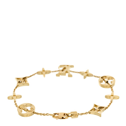 Louis Vuitton 18K Yellow Gold Idylle Blossom Monogram Bracelet 2 of 4