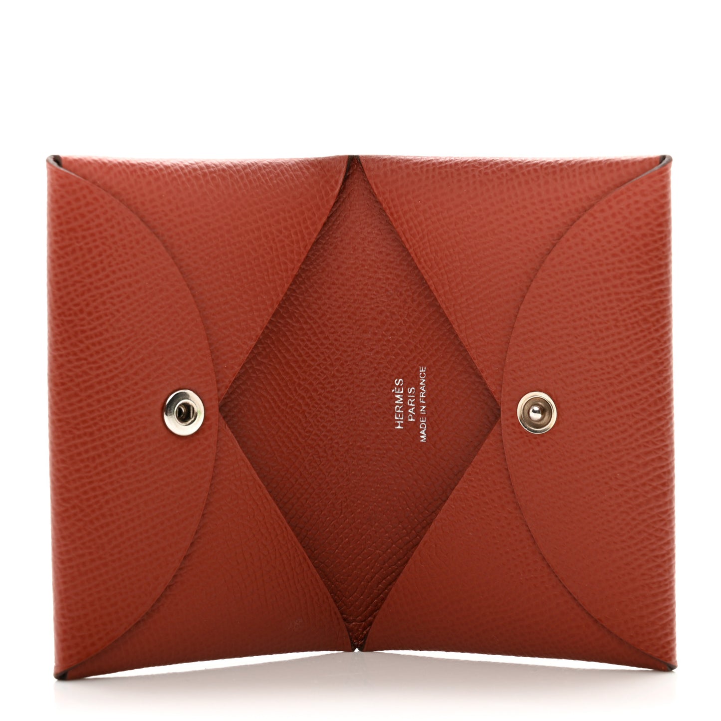 Epsom Calvi Card Case Rouge Venetian