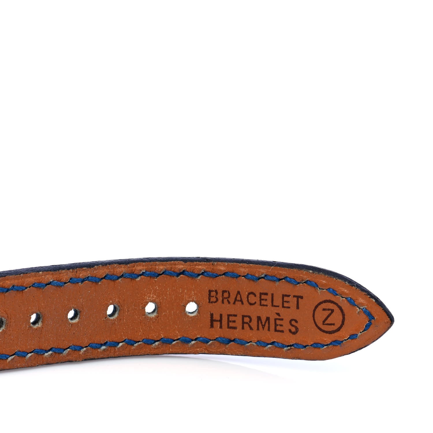 Hermes Stainless Steel Courchevel 20mm Kelly Cadena Quartz Watch Bleu France 4 of 4