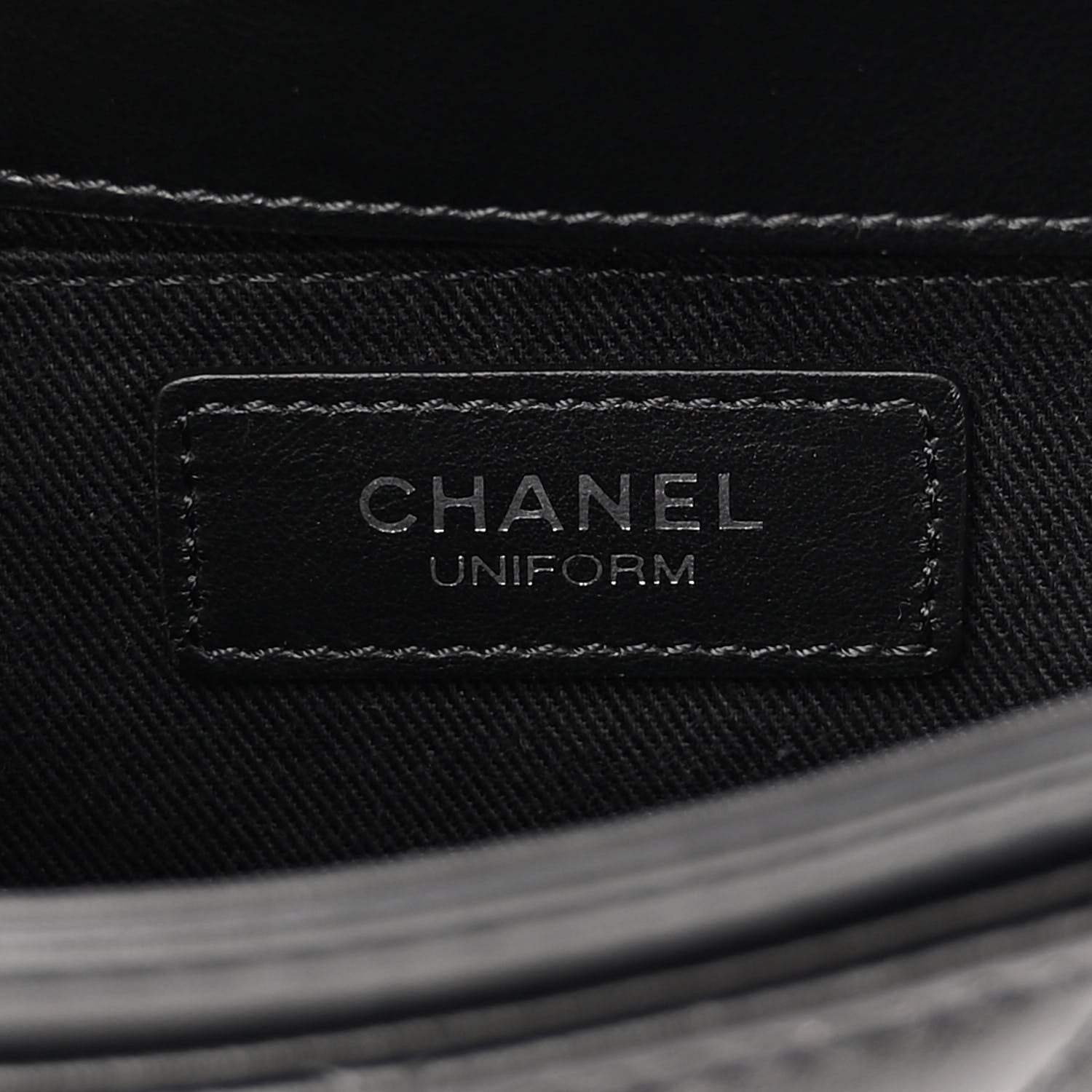 Chanel Calfskin Quilted CC Uniform Flap Belt Bag Black 6 of 9