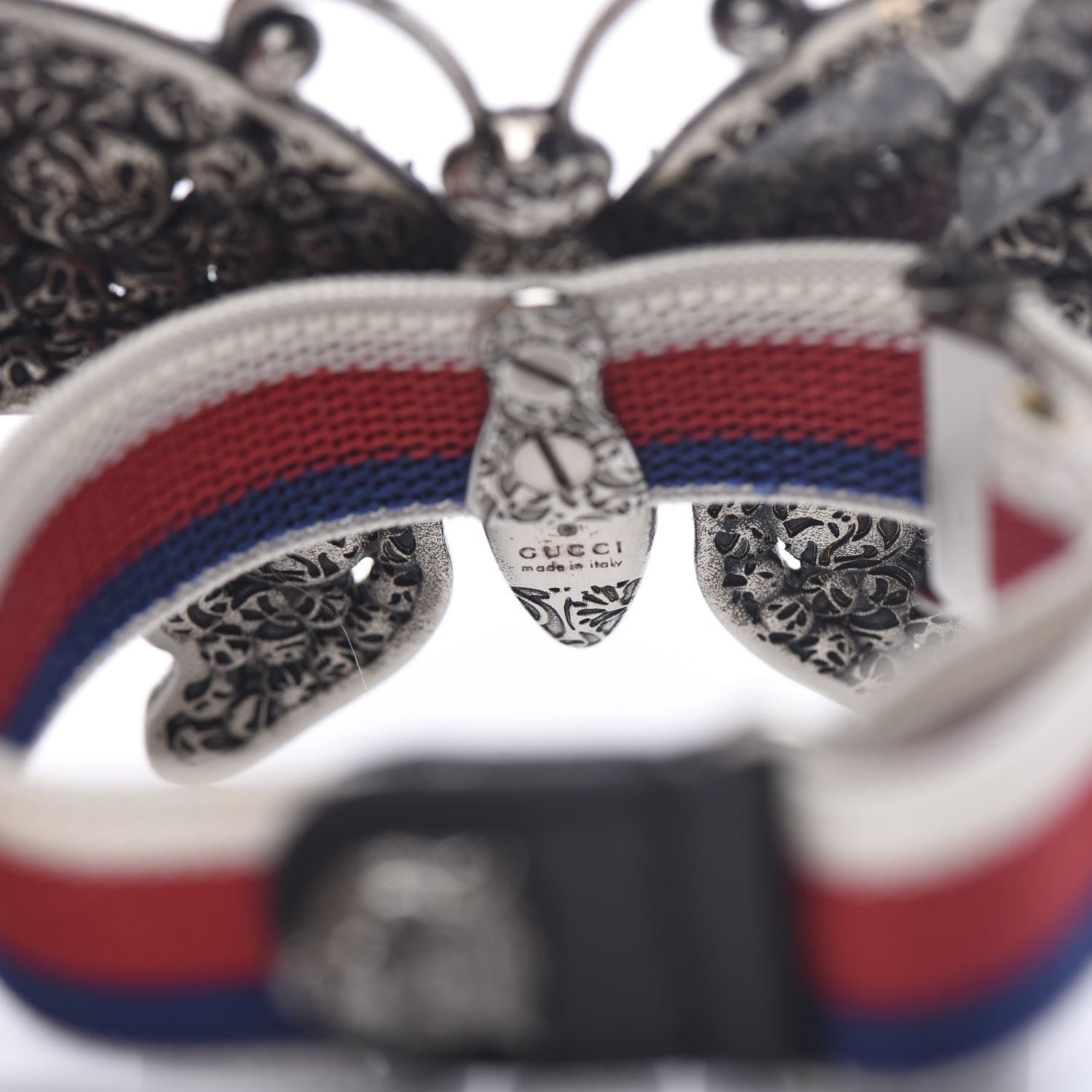 Gucci Web Crystal Butterfly Bracelet 4 of 4