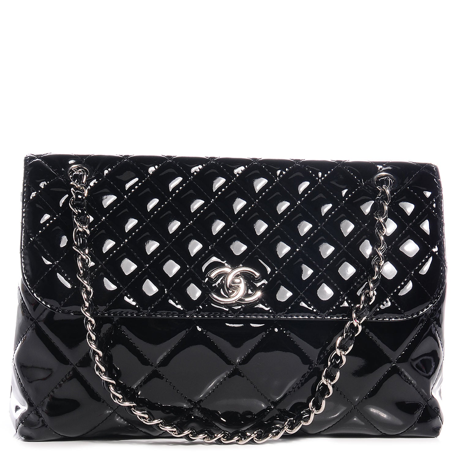 Chanel Vinyl In the Business Flap Black 1 of 8