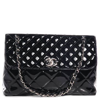 Chanel Vinyl In the Business Flap Black 1 of 8