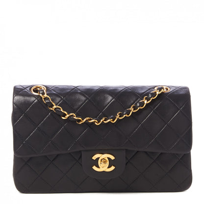 Chanel Lambskin Quilted Small Double Flap Black 1 of 11