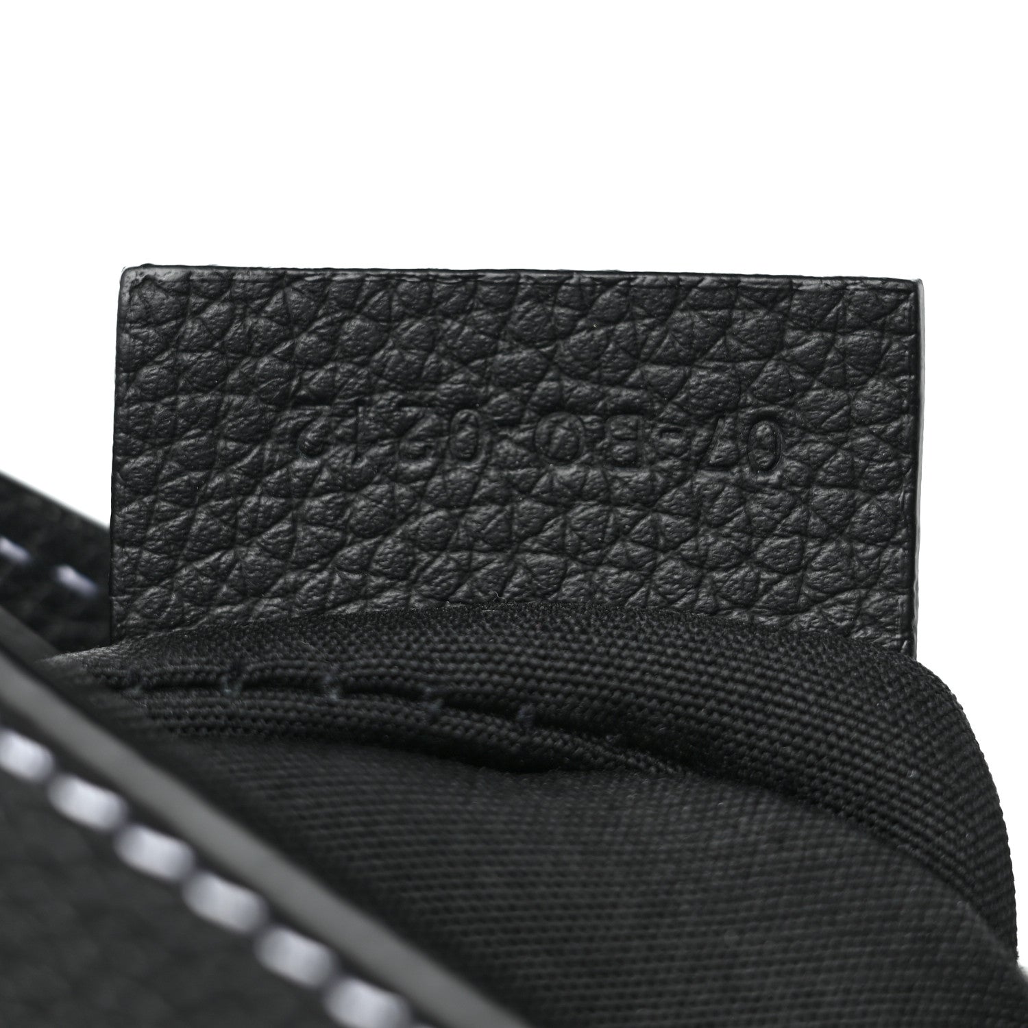 Christian Dior X KAWS Grained Calfskin Saddle Pouch Black 7 of 12