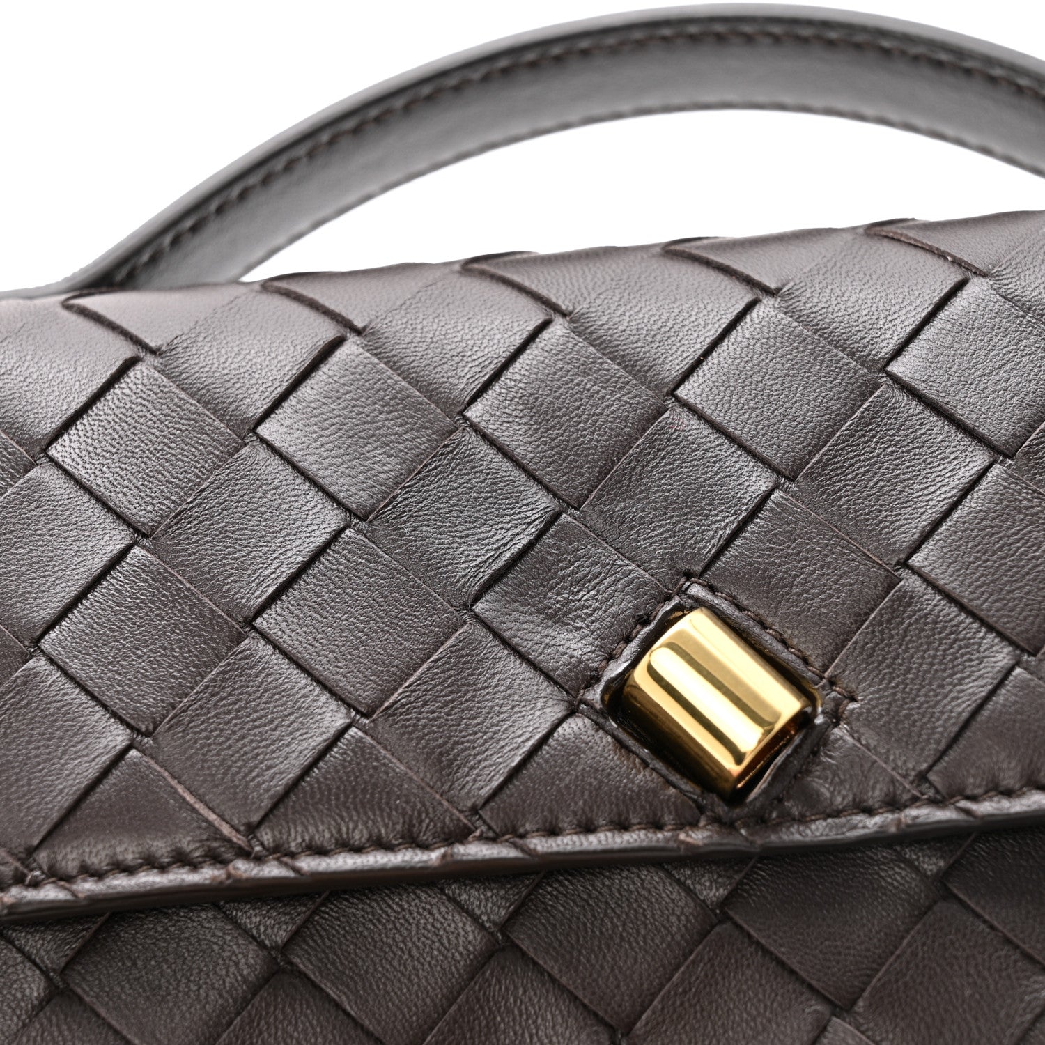 Bottega Veneta Nappa Intrecciato Long Andiamo Top Handle Clutch Fondant 9 of 9