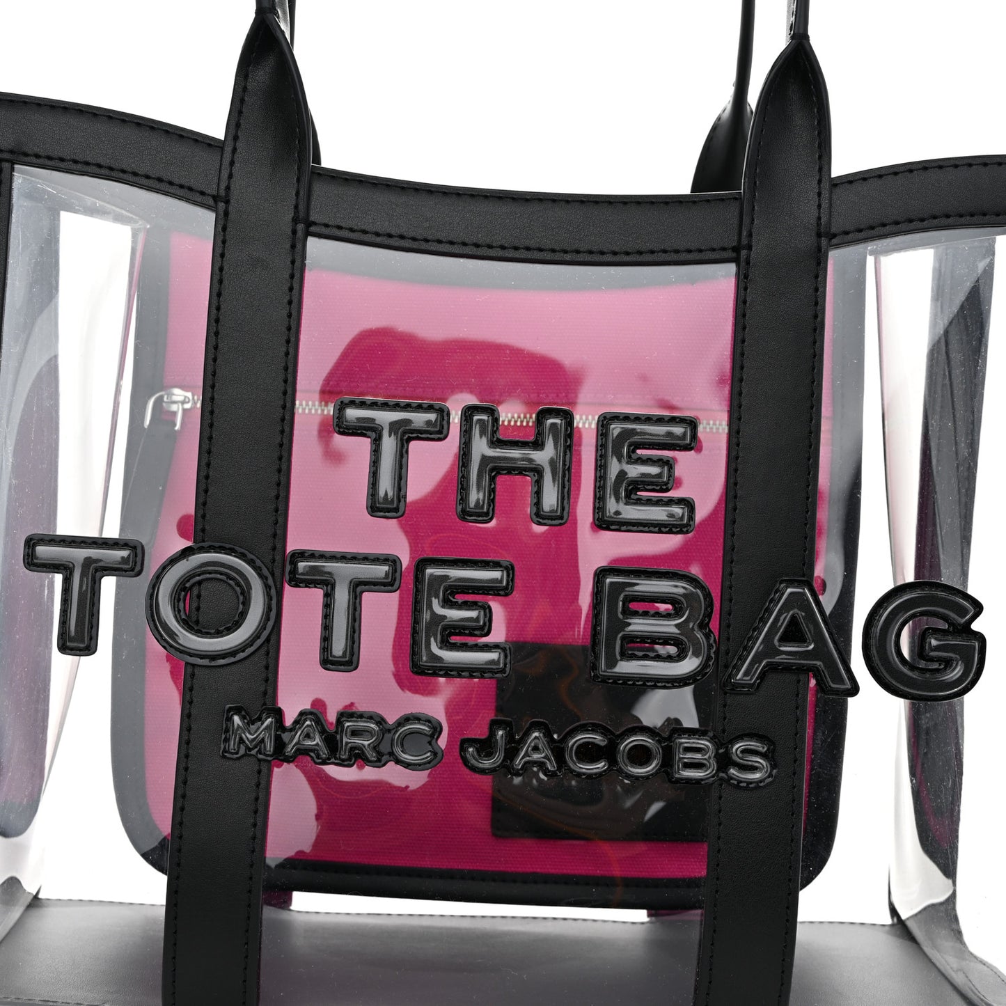 PVC The Medium Tote Bag Black