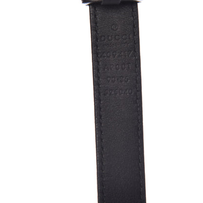 Gucci Calfskin Double G 20mm Belt 90 36 Black 4 of 6