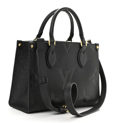 Louis Vuitton Empreinte Monogram Giant Onthego PM Black 2 of 10