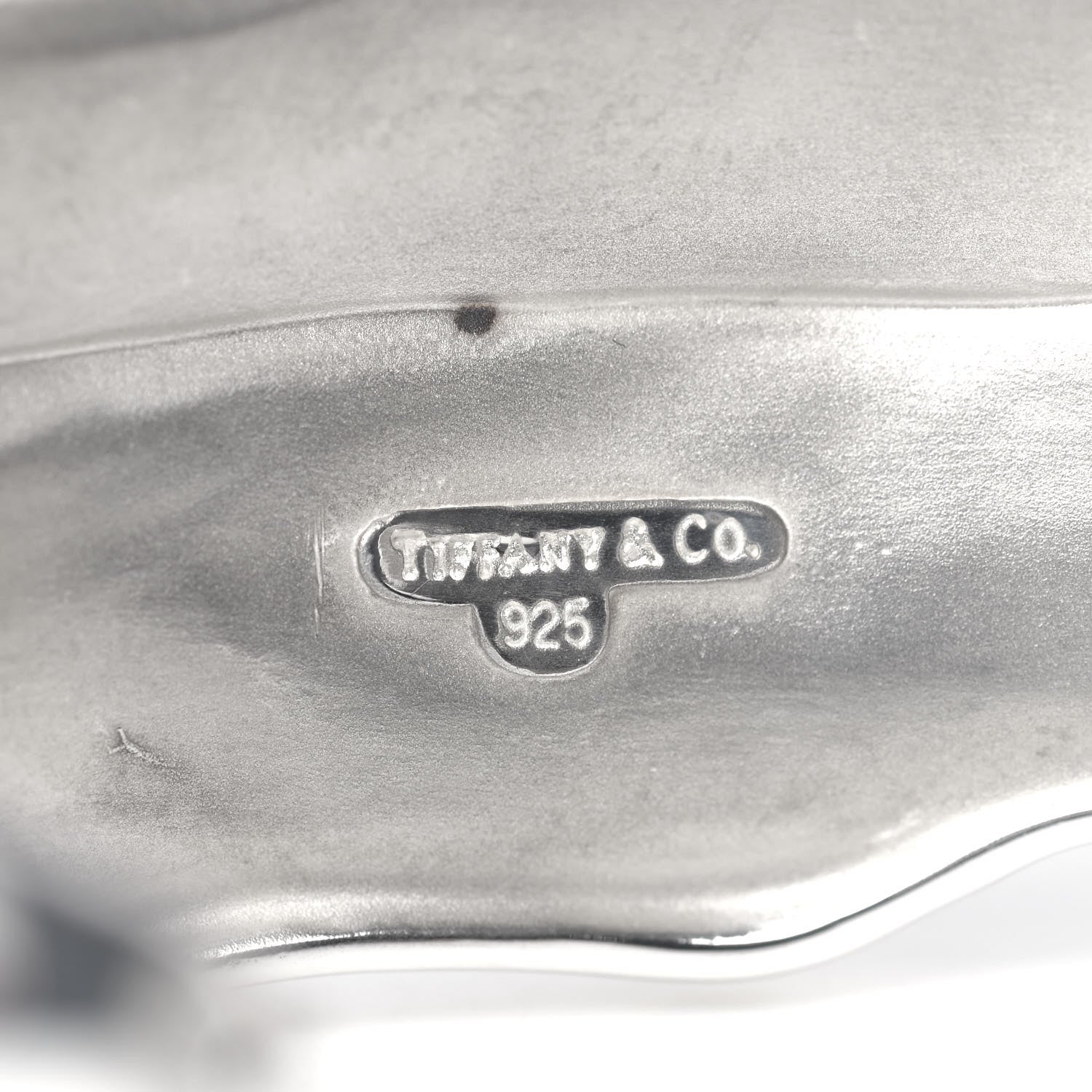 Tiffany Sterling Silver Wide Leaf Cuff Bracelet 4 of 5