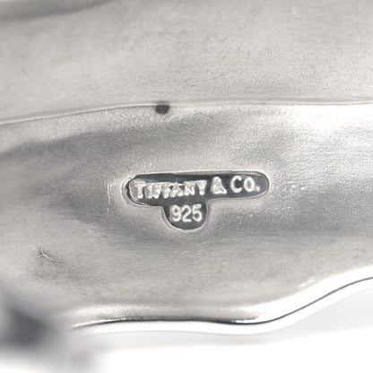 Tiffany Sterling Silver Wide Leaf Cuff Bracelet 4 of 5