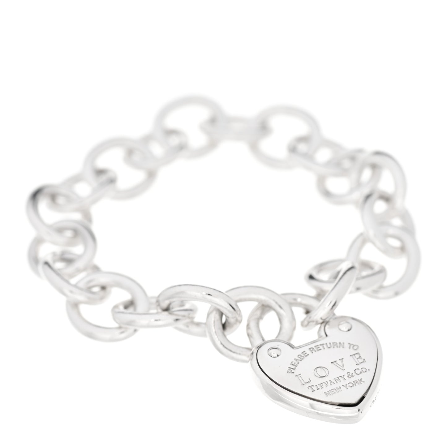 Sterling Silver Return to Tiffany Love Lock Bracelet