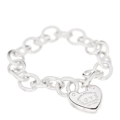 Tiffany Sterling Silver Return to Tiffany Love Lock Bracelet 1 of 4