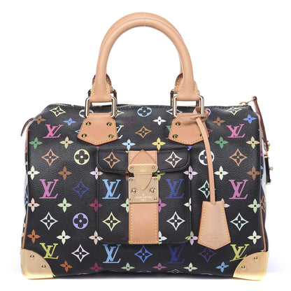 Louis Vuitton Monogram Multicolor Speedy 30 Black 1 of 8