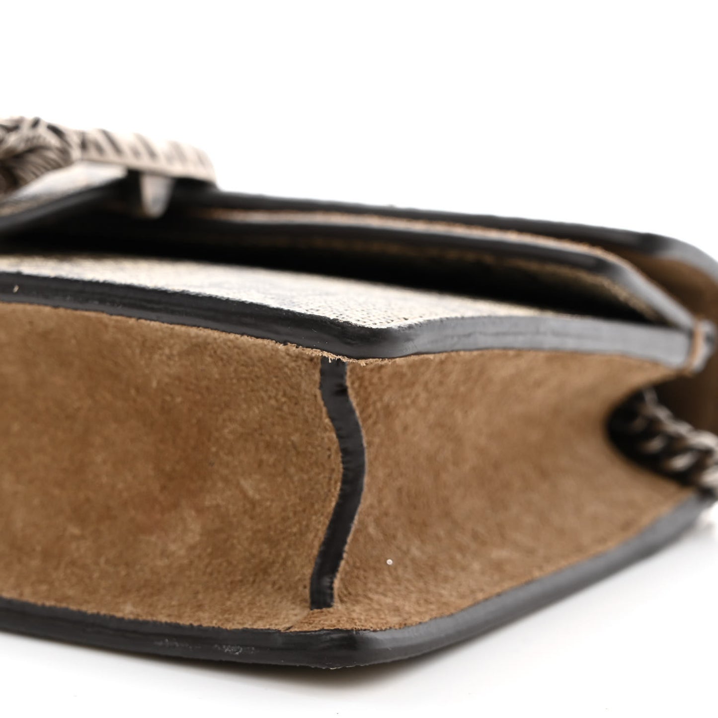 GG Supreme Monogram Super Mini Dionysus Shoulder Bag Taupe