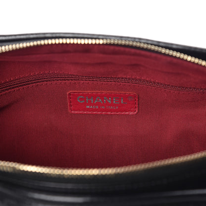 Chanel Aged Calfskin Quilted Medium Gabrielle Hobo Black 6 of 9