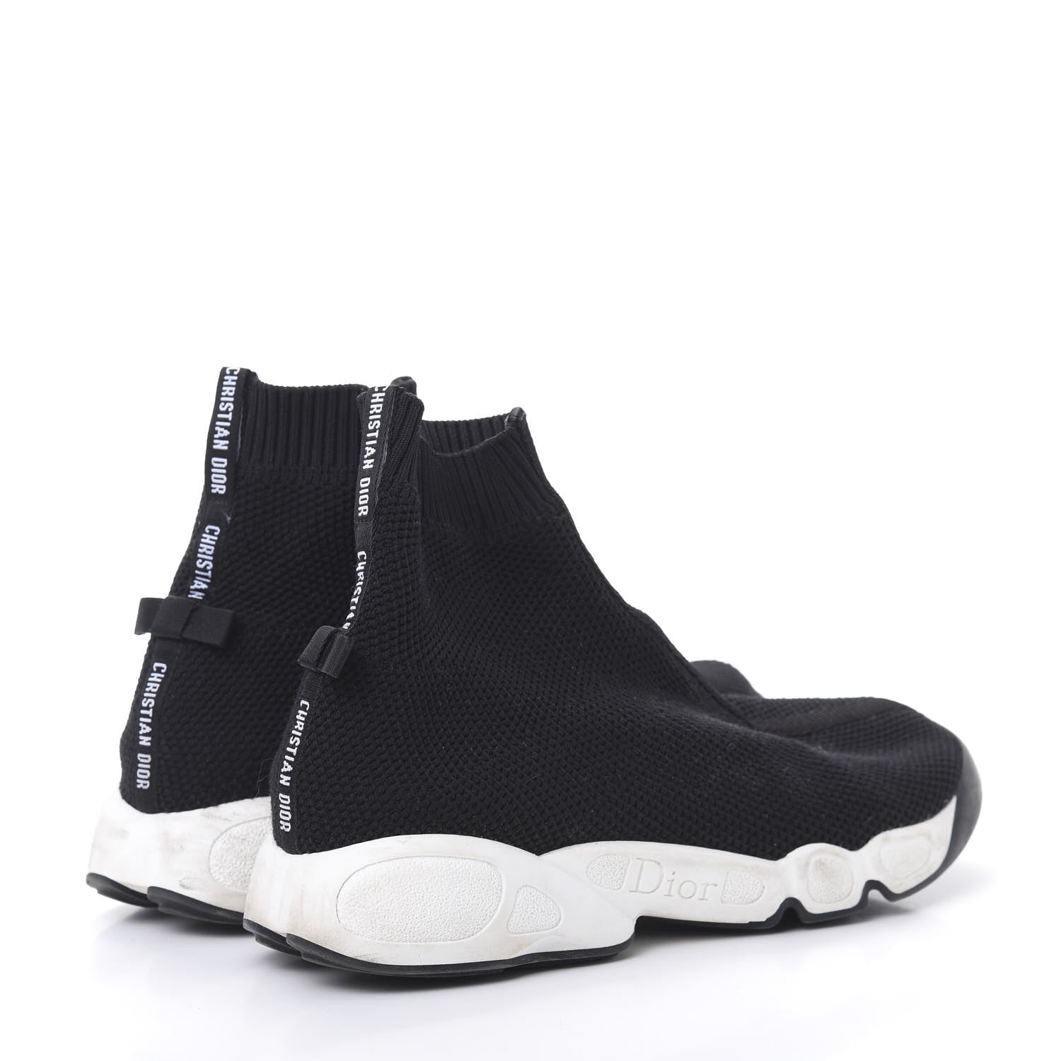 Christian Dior Technical Canvas Fusion High Top Sneakers Black 37.5 4 of 10