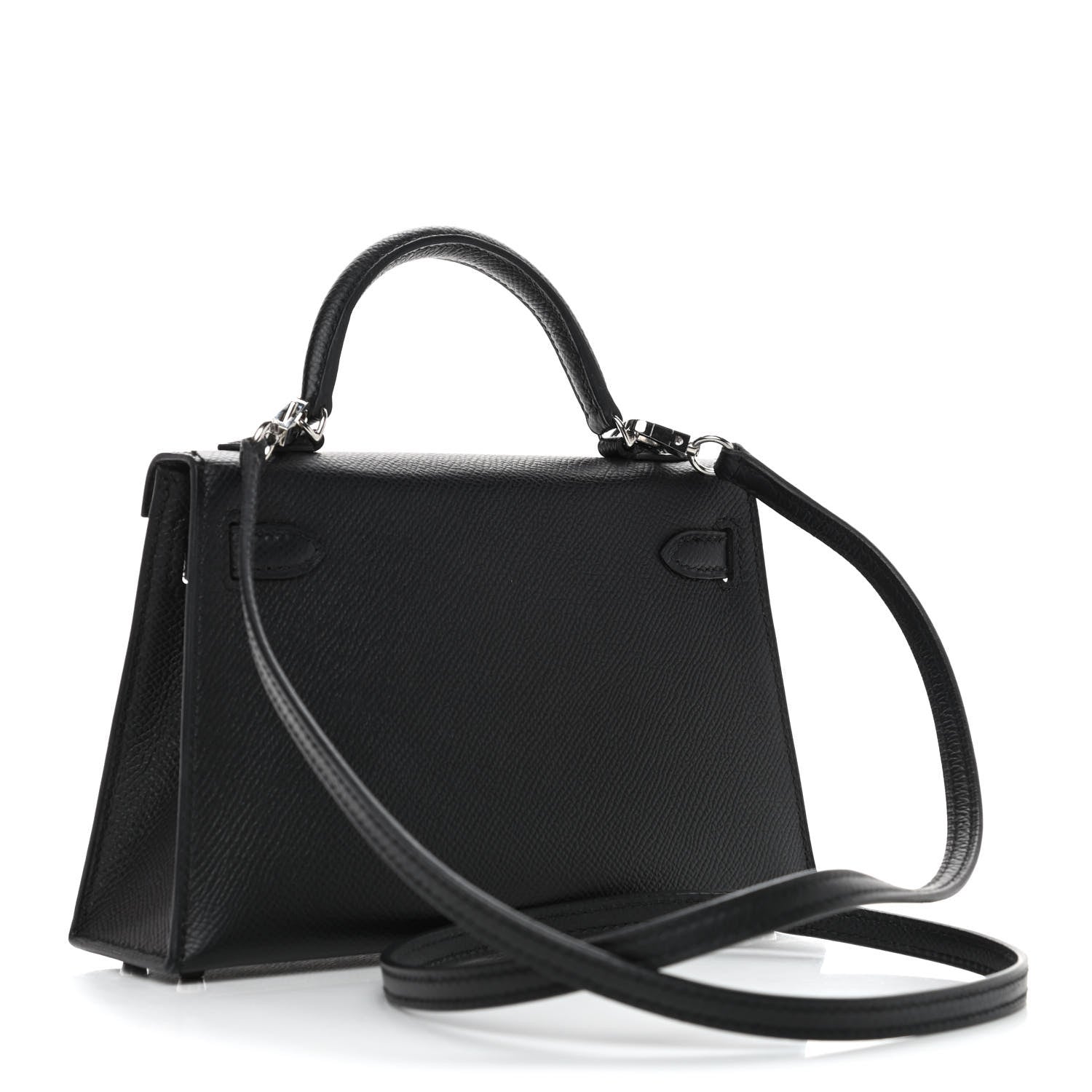 Hermes Epsom Mini Kelly Sellier 20 Black 3 of 16