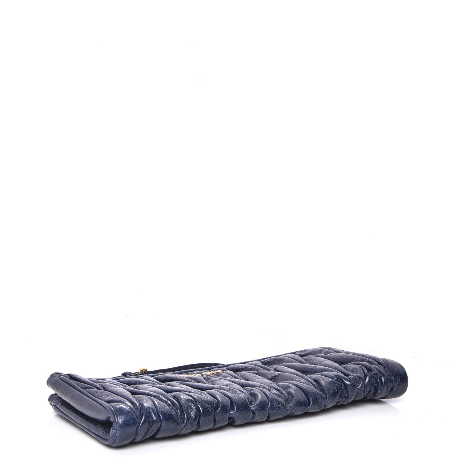 Miu Miu Nappa Matelasse Clutch Inchiostro 4 of 7