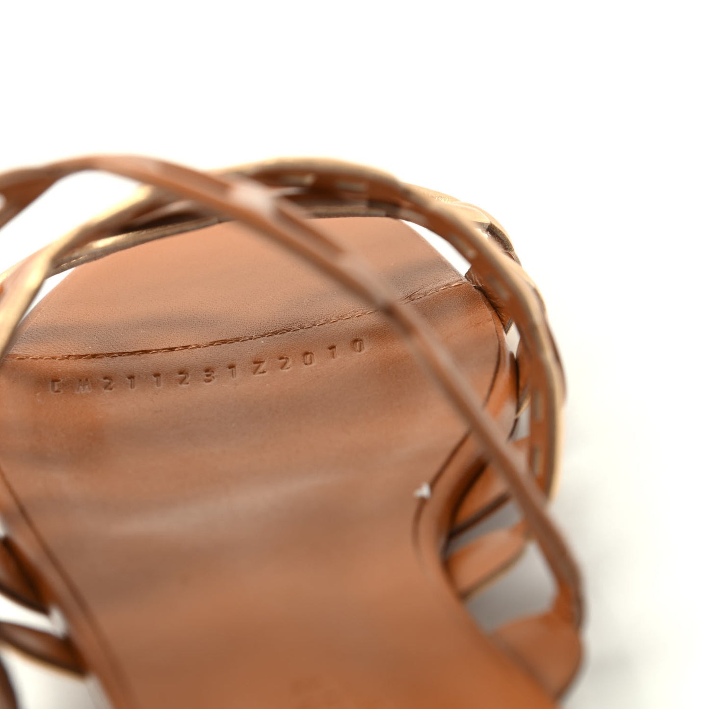 Nappa Thalassa Sandals 37 Beige Doré