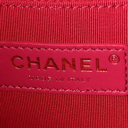 Chanel Shiny Aged Calfskin Quilted Large Shopping Bag Black 6 of 11