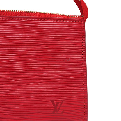Louis Vuitton Epi Pochette Accessories 24 Castillan Red 11 of 11