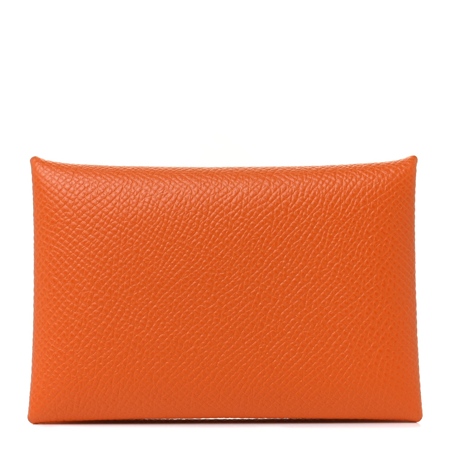 Hermes Epsom Calvi Card Case Orange 1 of 9