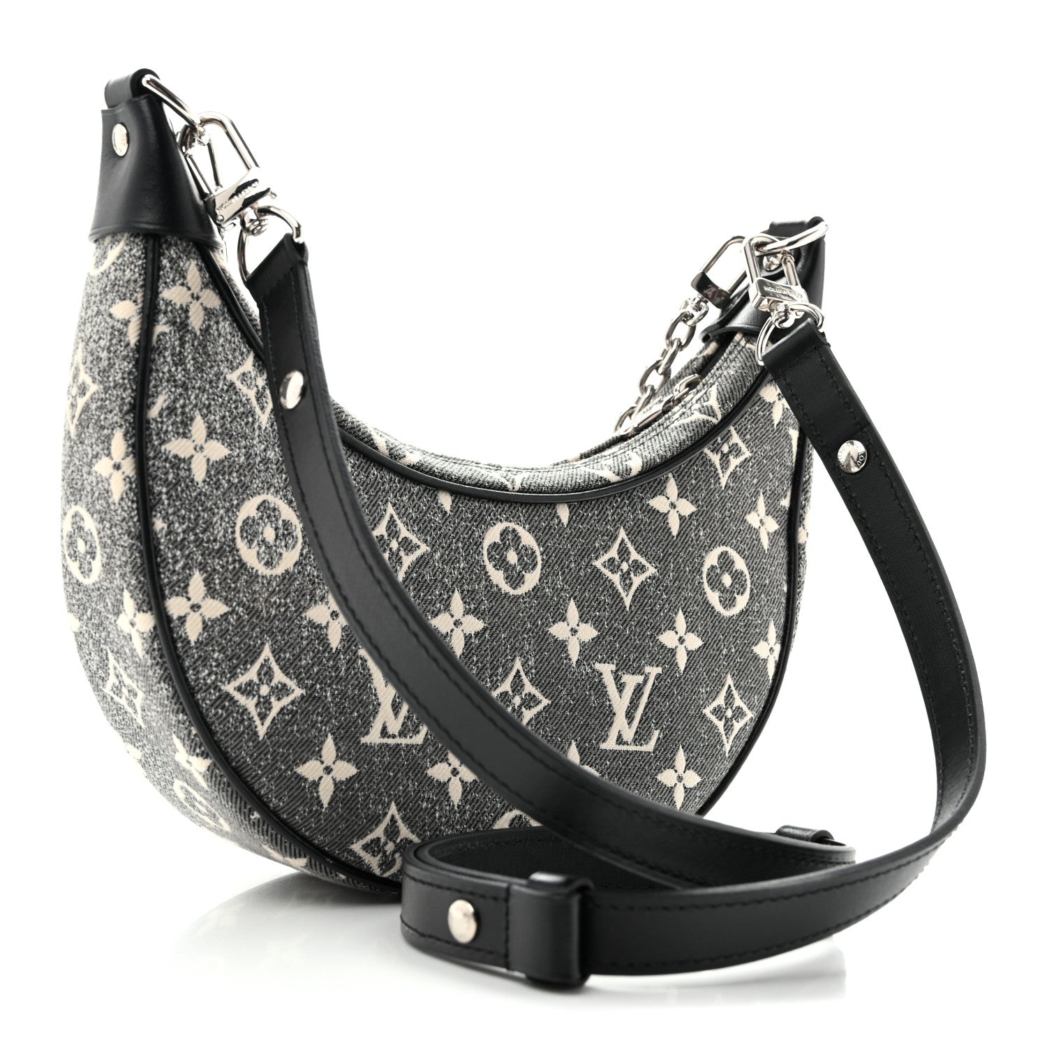 Louis Vuitton Monogram Jacquard Denim Loop Bleu 2 of 10