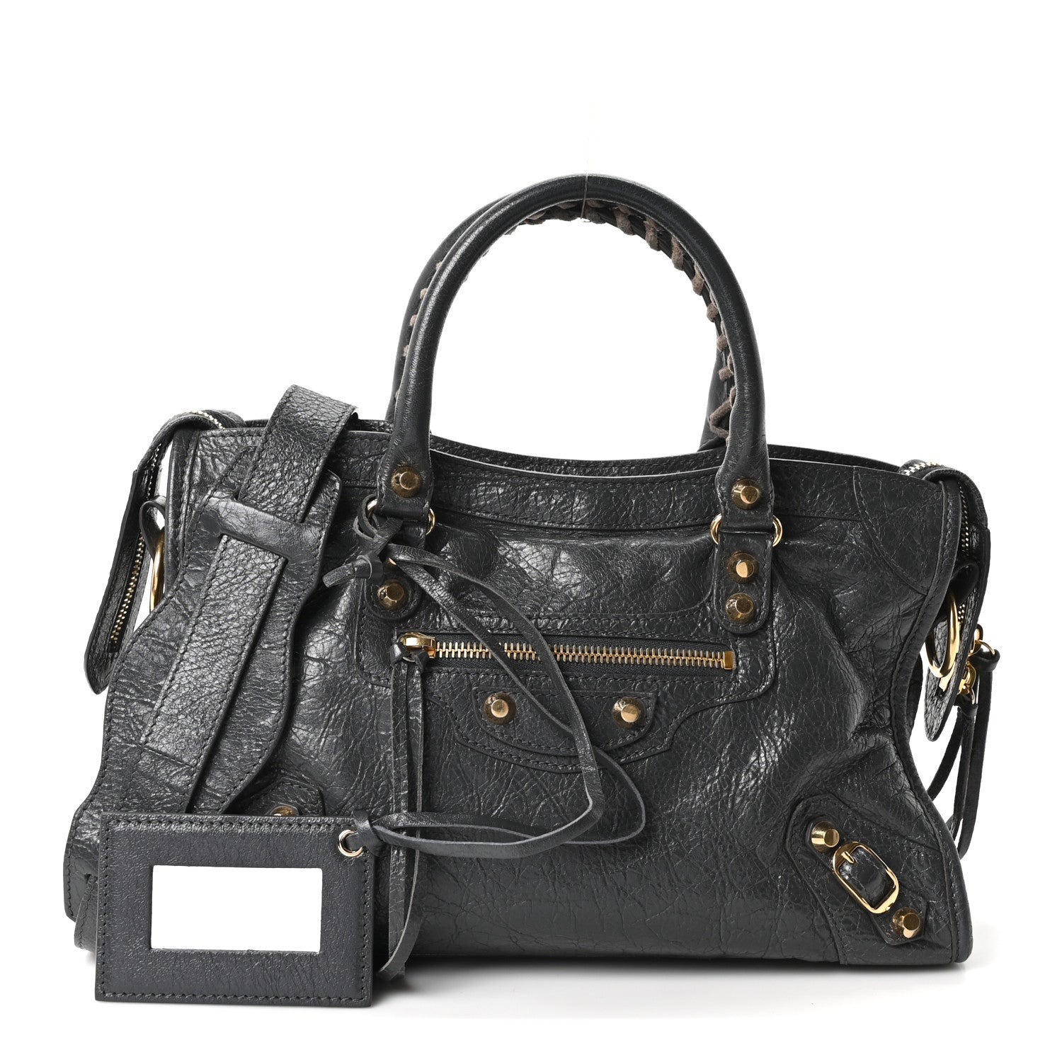 Balenciaga Agneau Classic Gold Hardware S City Gris Fossile 3 of 11