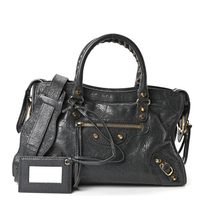 Balenciaga Agneau Classic Gold Hardware S City Gris Fossile 3 of 11