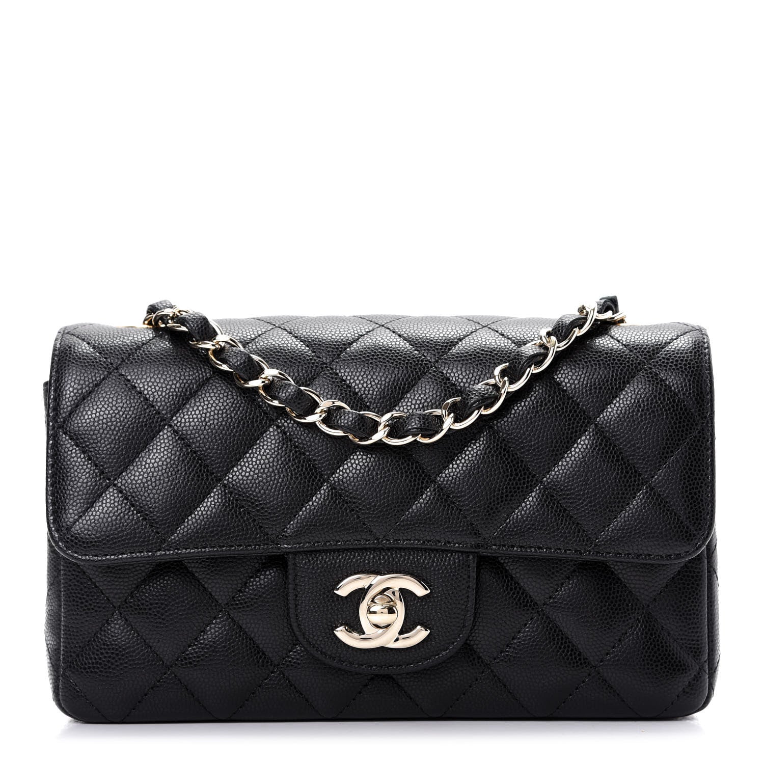 Chanel Caviar Quilted Mini Rectangular Flap Black 1 of 10