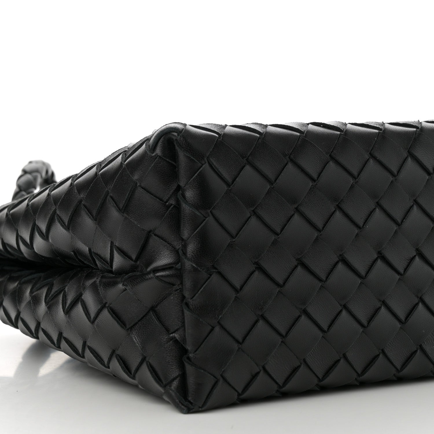 Bottega Veneta Nappa Intrecciato Medium Andiamo Shoulder Bag Black 8 of 9