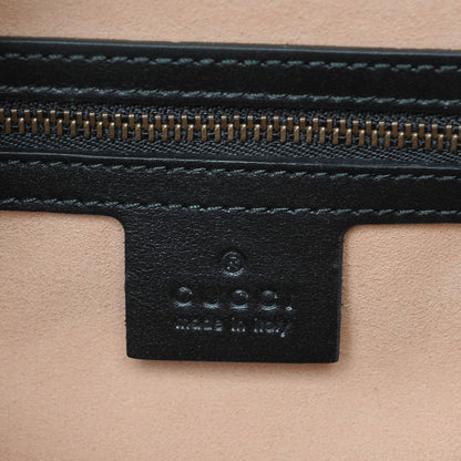 Gucci Calfskin Matelasse Studded Medium GG Marmont Tote Black 7 of 9