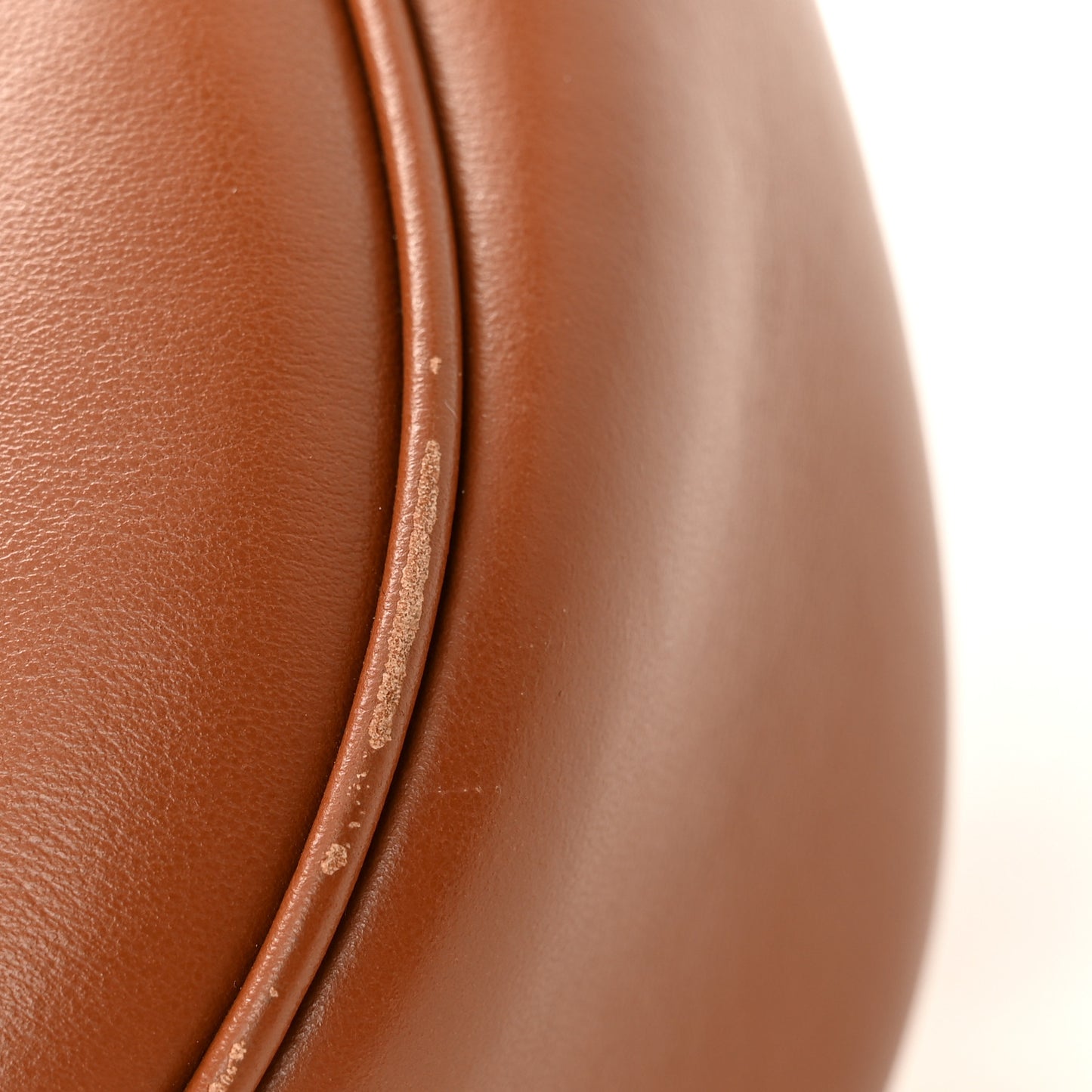 Smooth Calfskin Medium Strap Ava Triomphe Shoulder Bag Tan